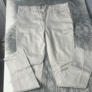Denim&Co. Classic Cream Jeans